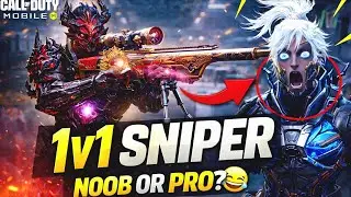 1v1 Sniper Battle 😈 | Noob or Pro? 😂 (COD Mobile Funny Moments)