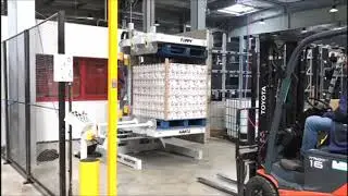 Pallevender med dobblet palleholde funktion