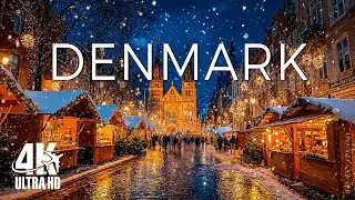 Denmark Christmas 4K | Cozy Hygge Vibes, Festive Streets & Magical Winter Lights - 4K Video