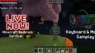 Minecraft gameplay keyboard aur mouse se mobile mein survival mod 😮