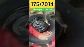 new tyre install cultus car size 175/70/14 review