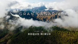 Wanderung zum Roque Nublo, Gran canaria | Vlog und Drohnenflug am Gipfel