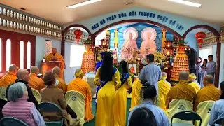 Rất Đông Phật Tử Tham Dự Đại Lễ Phật Thành Đạo tại Chùa Thích Ca Đa Bảo ở TP SanJose.@thitruongcali 