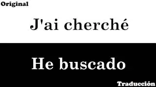 Amir - J'ai cherché [Letra y traducción]