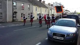 12th July 2016 Beragh, Co Tyrone, Morning Parade, Clogherney Pipe Band, Beragh Lol