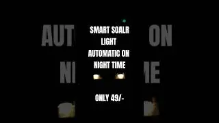 smart automatic sensor light testing #music #led #smart #solar #sensorlight