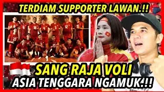 🇮🇩 SANG RAJA VOLI ASIA TENGGARA NGAMUK! SAMPAI TERDIAM SUPPORTER LAWAN | Malaysia Reaction