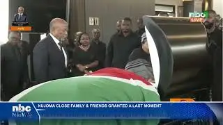 Nujoma close family & friends granted a last moment - nbc