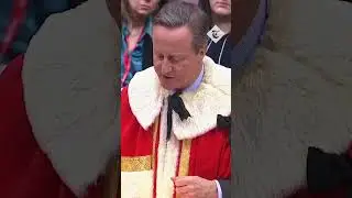 Former Prime Minister David Cameron has taken his seat in the House of Lords