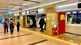 4K Japan Walk - Nagoya Station | Underground Shopping Store | Japanese Subway (名古屋駅)