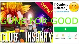 Club insanity gets deleted.||Bluepigz||