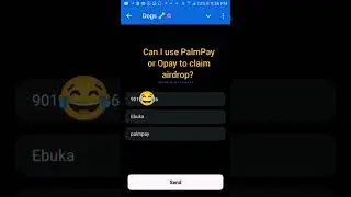 Using Opay or PalmPay to Claim Airdrop #hamsterkombat #dog #money #funny #viralvideo