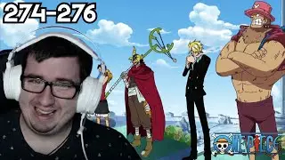 ROBIN IS GOING NOWHERE! TIME TO FACE OFF CP9! ONE PIECE EPISODES 274-276 REACTION! (REDIRECT LINK)