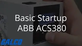 Basic Startup on ABB ACS380 AC Drive