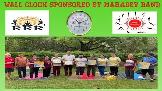 Wall Clock 🕑 Sponsored by Mahadev Band || Distribution in Woodland Park by Yog Guru Ritesh Tanwar