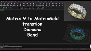 MatrixGold Diamond Band