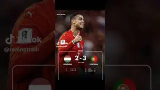 timnas Portugal berhasil menang dengan skor 3-2atas timnas  Hungaria dalam sebuah kualifikasi euro