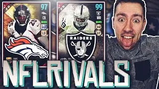 ALL NFL RIVALS SQUAD BUILDER! RAIDERS & BRONCOS! MADDEN 17 ULTIMATE TEAM