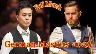 Jak Jones vs Marco Fu Full Match German Masters 2026 Snooker