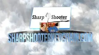 Sharp Shooter Keychain Breaks A Coconut!