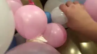 POPPING BALLOONS WITH ONLY 1 HAND?