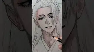 Geto Drawing Colour Pencil #drawing #anime #art #animedrawing #geto #jujutsukaisen #shorts