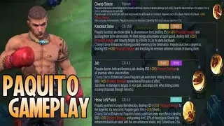 mobile legend PAQUITO GAMEPLAY AND REVIEW