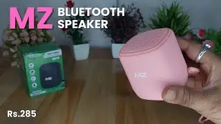 MZ S678 5W Bluetooth Speaker 🔊  Unboxing + Sound Test