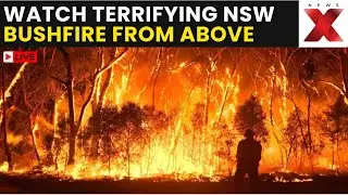 Australia bushfire LIVE | Dramatic First-Person Footage Shows NSW Fire From Above