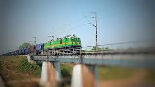 Beautiful Bridge View In WAG-9 Loco Ride On Bridge 🥰😍🤩#indianrailways #sprailworld