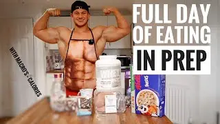 WHAT I EAT IN A DAY TO GET SHREDDED | FULL DAY OF EATING on prep