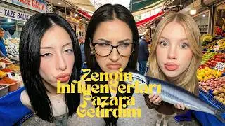 ZENGİN INFLUENCERLAR'I PAZARA GÖTÜRDÜM!