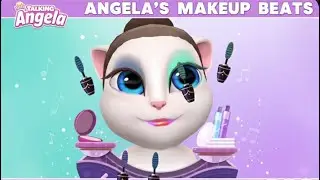 Blonde & Brunette Angela Makeup 💄💖 #Angela, #MakeupTime,#KidsVideo, #FunMoments, #Cute,