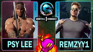 MK1 Psy Lee (CONAN) VS Remzyy1 (JOHNNY CAGE)🥊Mortal Kombat 1🥊4K 60ᶠᵖˢ