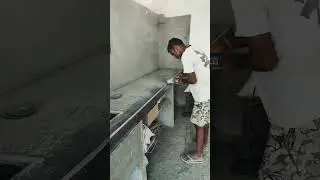 kitchen molding install #shorts #shortvideo