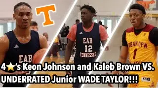 4⭐️KEON JOHNSON GOES CRAZY VS. Underrated Junior 4⭐️ WADE TAYLOR😨!!