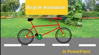 Bicycle 🚲 Animation in PowerPoint #powerpoint #animation #bicycle