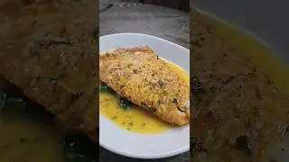 Flounder Francaise #flounder #seafood #fish #fyp #foodie #shorts #reels