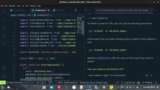 Ecommerce backend overview