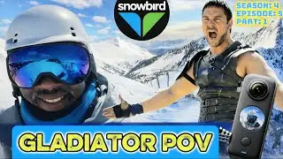 Snowbird Cinematic Ski POV 🎬 Gladiator Music | Insta360 X3