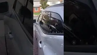 Installing Rain Guards Chevy Blazer 2020 #bluecollar #diy #howto #cars #carupgrade #rainguard #fyp