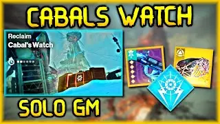 SOLO Cabal's Watch GM | Prismatic Warlock Build - New Territories: Reclaim | Destiny 2 Ash & Iron