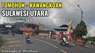 Perjalanan Tomohon - Kawangkoan Minahasa, Sulawesi Utara 16 Januari 2026