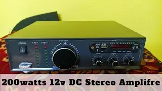 200watts 12v DC Stereo Amplifre Make & Sound Testing । घर पर Amplifre कैसे बनाये। Lavya Technical 🔥🔥