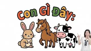 Động vật ăn cỏ 🐄🦓 | Bé học thế giới động vật