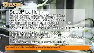 Fully automatic bottle silk screen printing and curing integrated machine