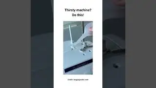 Thirsty sewing machine? DO THIS! #sewingmachinetips #sewingmachineproblems #sewinghacks #dtla