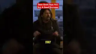 Dave Grohl Says He&rsquo;s Not A Good Drummer #shorts #nirvana #foofighters #davegrohl #grunge