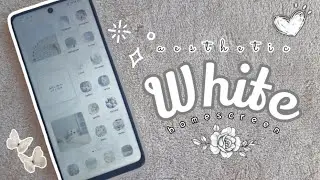 How To Make Android Phone Aesthetic 🐨🌿 White Theme 🤍  (Huawei Y7a)