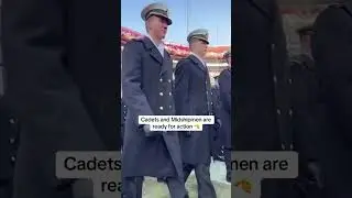 Both Army and Navy for ready for the big game‼️
